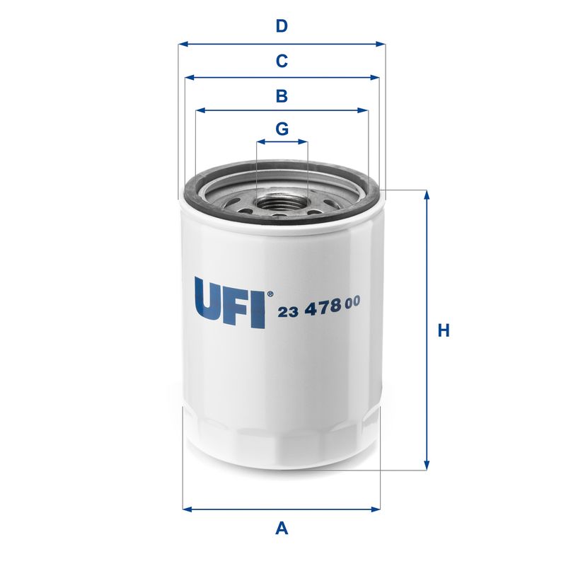 Filtr oleju UFI 23.478.00