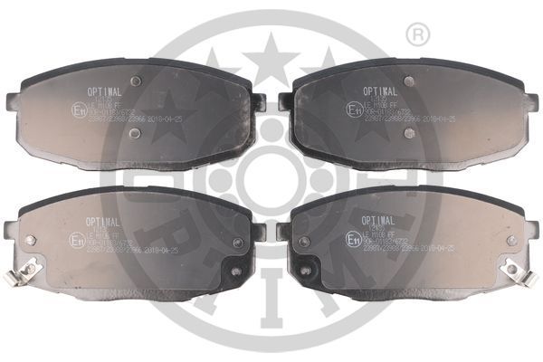 Zestaw klocków hamulcowych, hamulce tarczowe OPTIMAL BP-12135