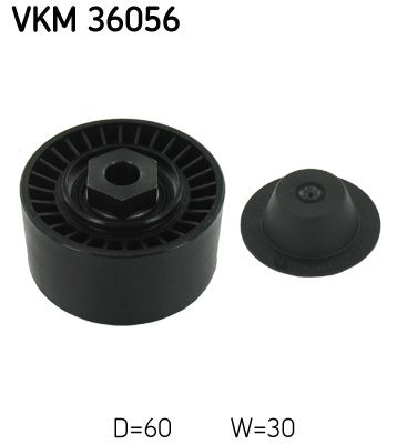 Rolka napinacza, pasek klinowy wielorowkowy SKF VKM 36056