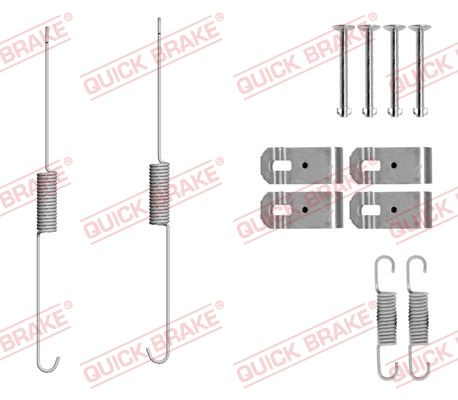 Zestaw akcesoriów, szczęki hamulcowe QUICK BRAKE 105-0888