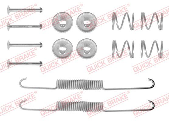 Zestaw akcesoriów, szczęki hamulcowe QUICK BRAKE 105-0586