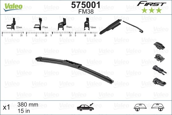 Pióro wycieraczki VALEO 575001