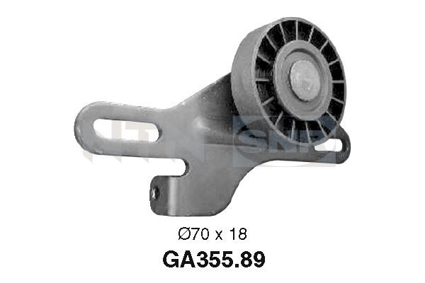 Rolka napinacza, pasek klinowy wielorowkowy SNR GA355.89