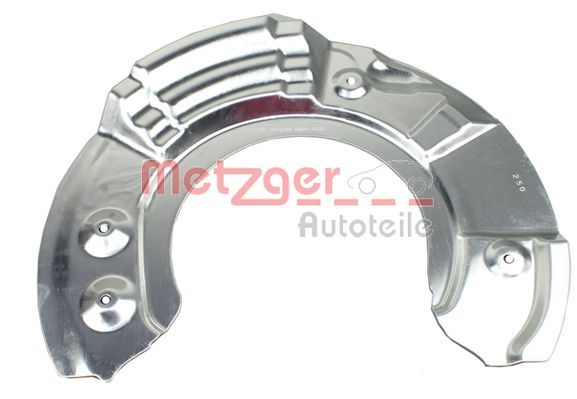 Panel rozbryzgiwujący, tarcza hamulcowa METZGER 6115159