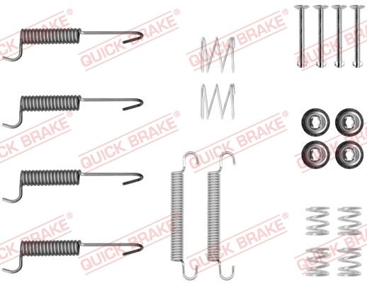 Zestaw akcesoriów, szczęki hamulcowe hamulca postojowego QUICK BRAKE 105-0047
