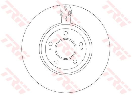 Tarcza hamulcowa TRW df7302s