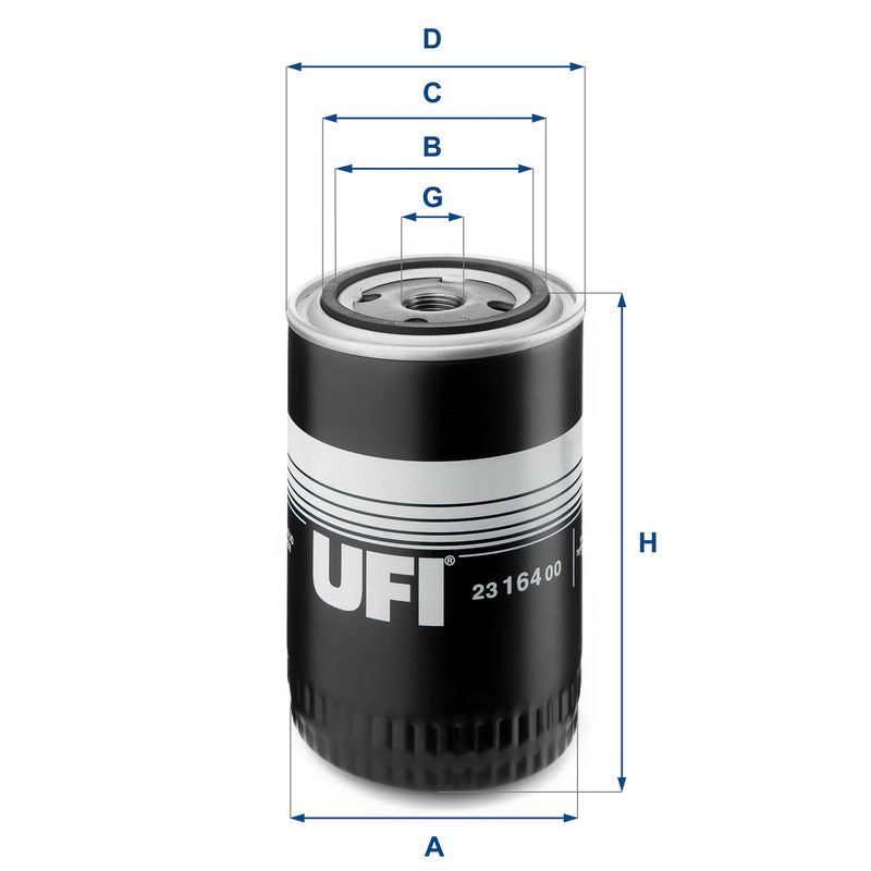 Filtr oleju UFI 23.164.00