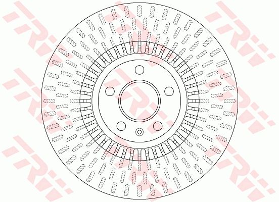 Tarcza hamulcowa TRW DF6216