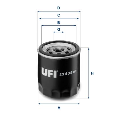 Filtr oleju UFI 23.435.00