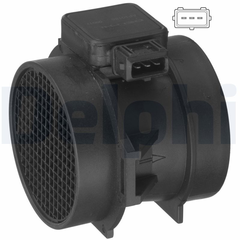 Przepływomierz masowy powietrza DELPHI AF10185-12B1