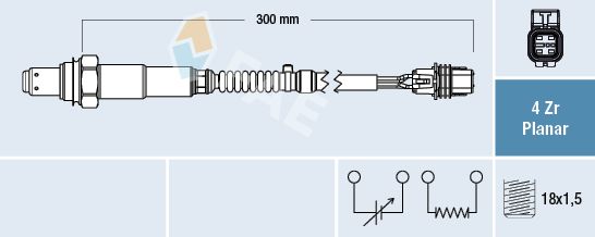 Sonda lambda FAE 77663