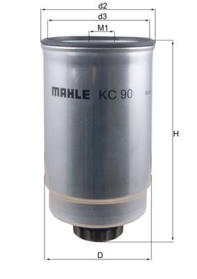 Filtr paliwa KNECHT KC 90