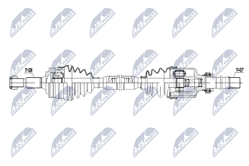 Wał napędowy NTY NPW-PE-069
