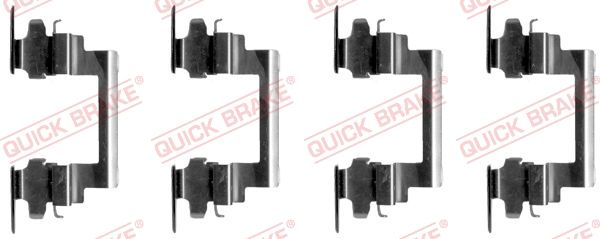 Zestaw akcesoriów, klocki hamulcowe QUICK BRAKE 109-1236