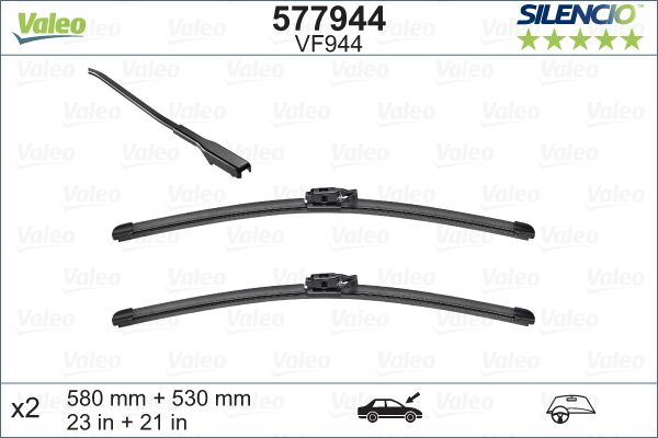 Pióro wycieraczki VALEO 577944