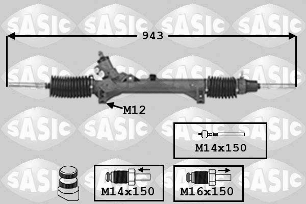 Przekładnia kierownicza SASIC 7006092
