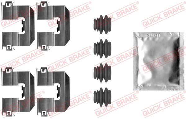Zestaw akcesoriów, klocki hamulcowe QUICK BRAKE 109-0080
