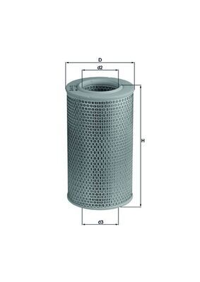 Filtr powietrza MAHLE LX611