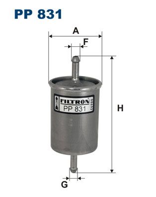 Filtr paliwa FILTRON pp 831