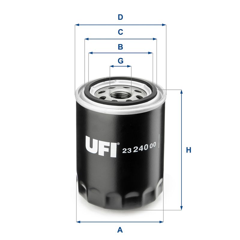 Filtr oleju UFI 23.240.00
