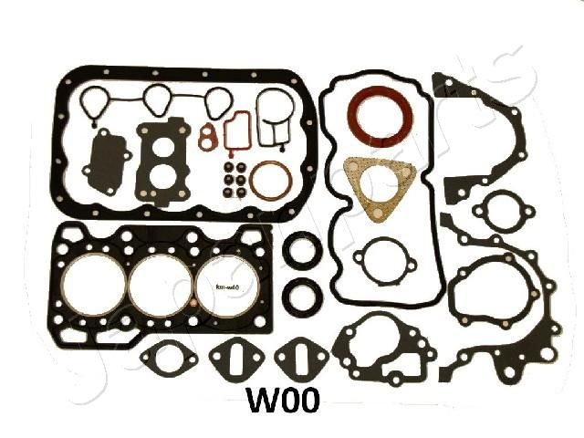 Kompletny zestaw uszczelek, silnik JAPANPARTS KM-W00