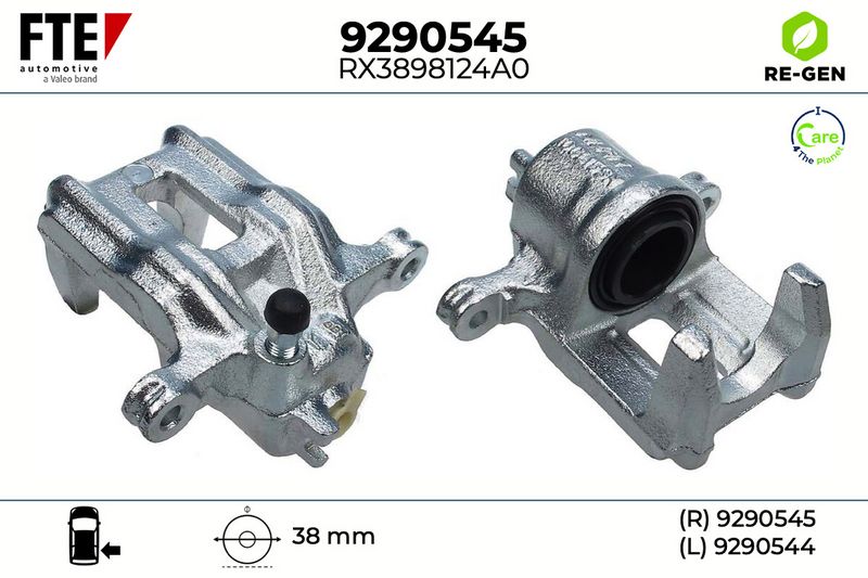 Zacisk hamulca FTE 9290545