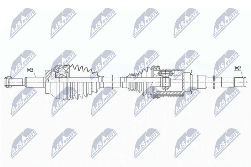 Wał napędowy NTY NPW-CH-031