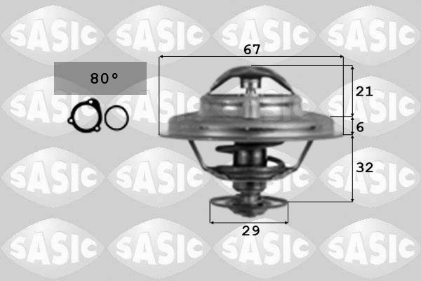 Termostat, płyn chłodzący SASIC 9000087