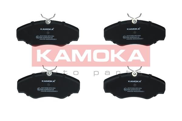 Zestaw klocków hamulcowych, hamulce tarczowe KAMOKA JQ1018362