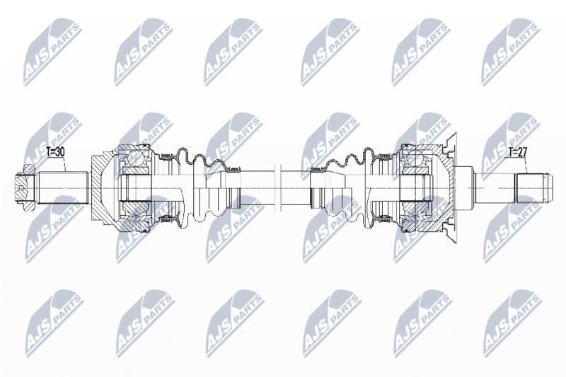 Wał napędowy NTY NPW-BM-160