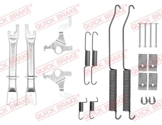 Zestaw akcesoriów, szczęki hamulcowe QUICK BRAKE 105-0036S