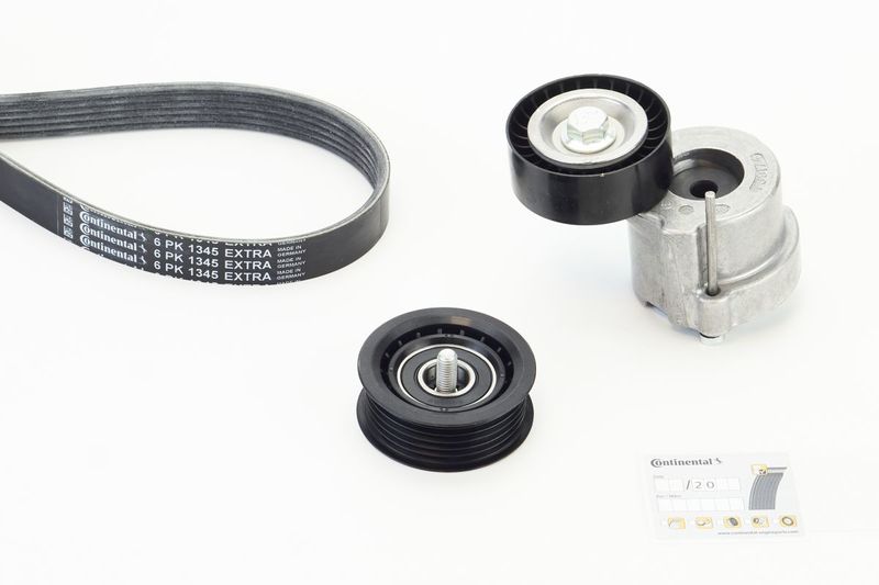 Zestaw paska klinowego wielorowkowego CONTINENTAL CTAM 6PK1345 EXTRA K1