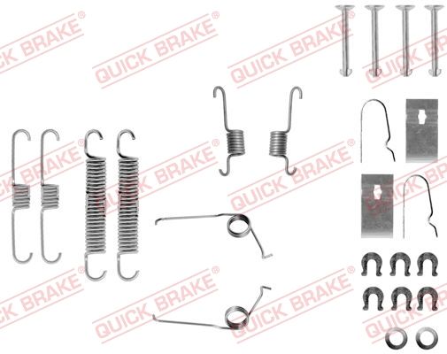Zestaw akcesoriów, szczęki hamulcowe QUICK BRAKE 105-0693