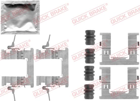 Zestaw akcesoriów, klocki hamulcowe QUICK BRAKE 109-1853
