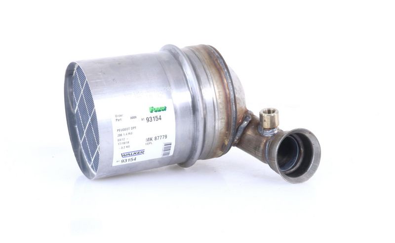Filtr sadzy / filtr cząstek stałych, układ wydechowy WALKER 93154