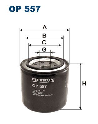 Filtr oleju FILTRON op 557