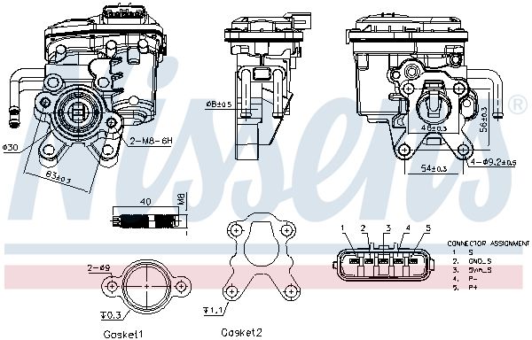 Zawór AGR NISSENS 98555