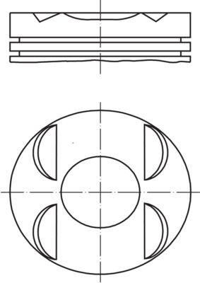 Tłok MAHLE 0029402