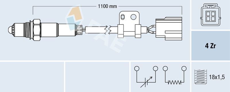 Sonda lambda FAE 77295