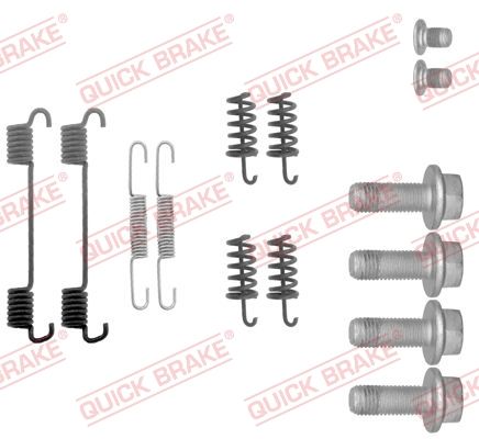 Zestaw akcesoriów, szczęki hamulcowe hamulca postojowego QUICK BRAKE 105-0878