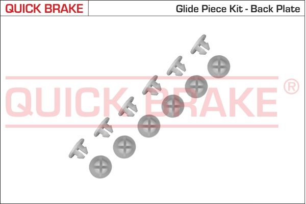 Zestaw akcesoriów, szczęki hamulcowe QUICK BRAKE 6859k