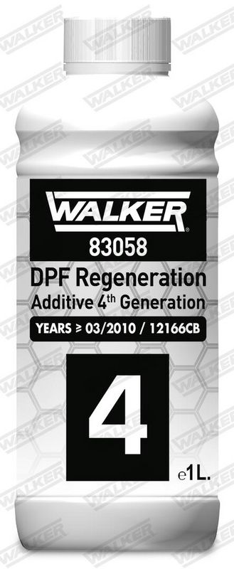 Dodatek, regeneracja filtra cząstek sadzy / cząstek stałych WALKER 83058