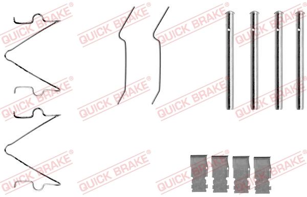 Zestaw akcesoriów, klocki hamulcowe QUICK BRAKE 109-1173