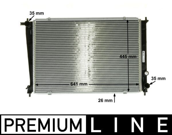 Chłodnica, układ chłodzenia silnika MAHLE cr 1316 000p