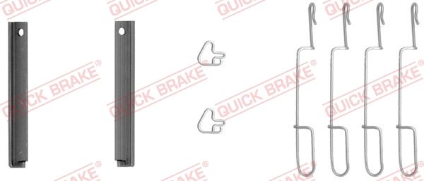 Zestaw akcesoriów, klocki hamulcowe QUICK BRAKE 109-1280