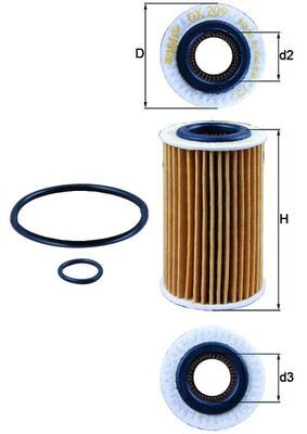 Filtr oleju KNECHT OX 209D