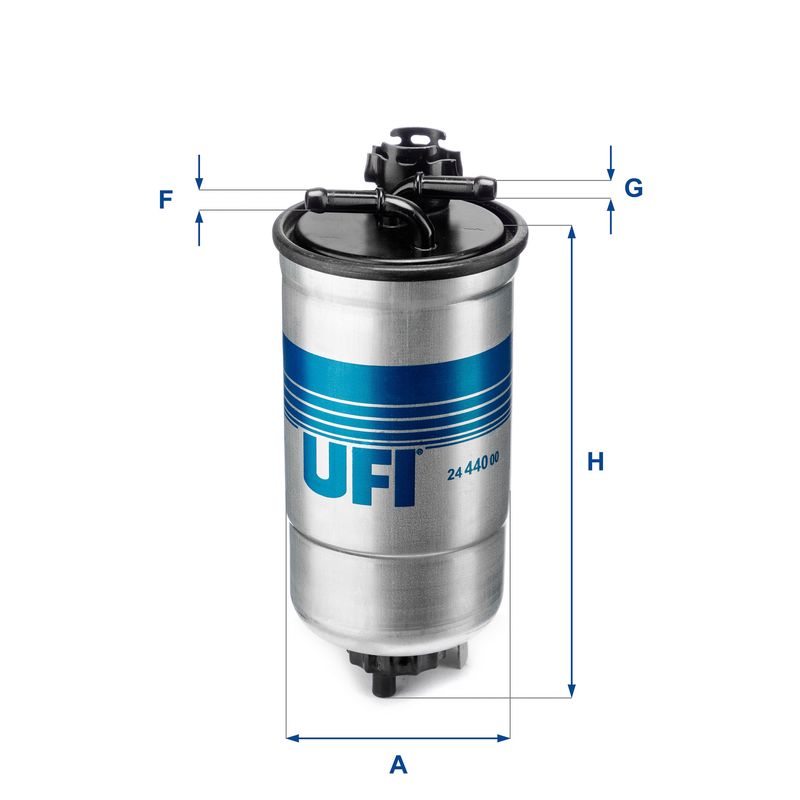 Filtr paliwa UFI 24.440.00
