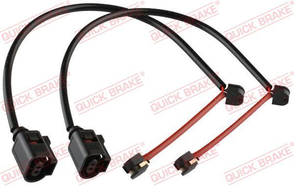 Styk ostrzegawczy, zużycie okładzin hamulcowych QUICK BRAKE WS 0476 A