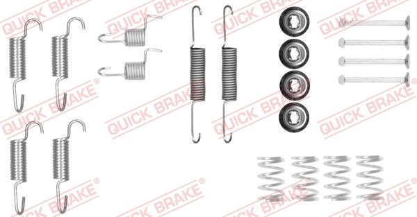 Zestaw akcesoriów, szczęki hamulcowe hamulca postojowego QUICK BRAKE 105-0025