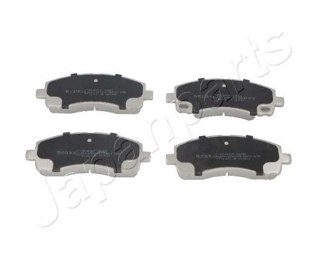 Zestaw klocków hamulcowych, hamulce tarczowe JAPANPARTS PP-509AF